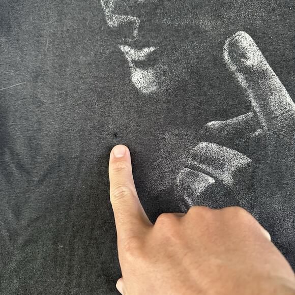 Men's Vintage 90's Che Guevara Black Mega Print Revolution T Shirt Tee Sz M Y2K - Picture 5 of 5